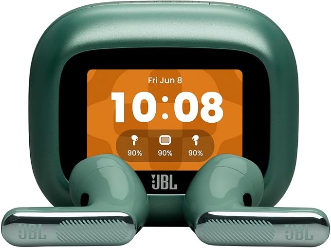 JBL Live Flex 4, True Wireless Noise Cancelling Earbuds, Green